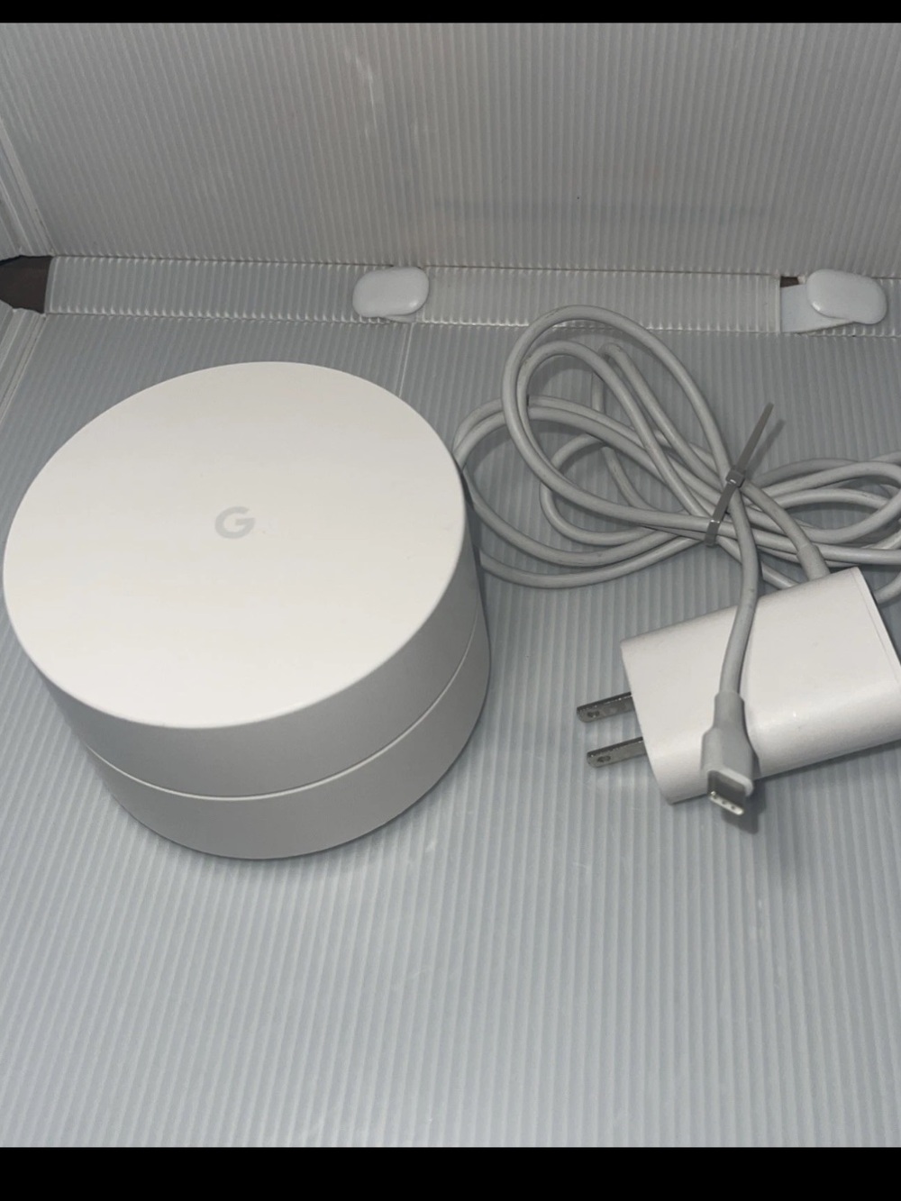 Google WIFI Access Point Router AC-1304 WIFI Google Mesh w/ Power Cord, Single